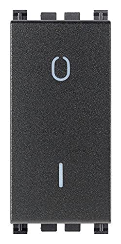 Vimar Arké 19015 interrupteur 2P 16AX 250V éclairable gris
