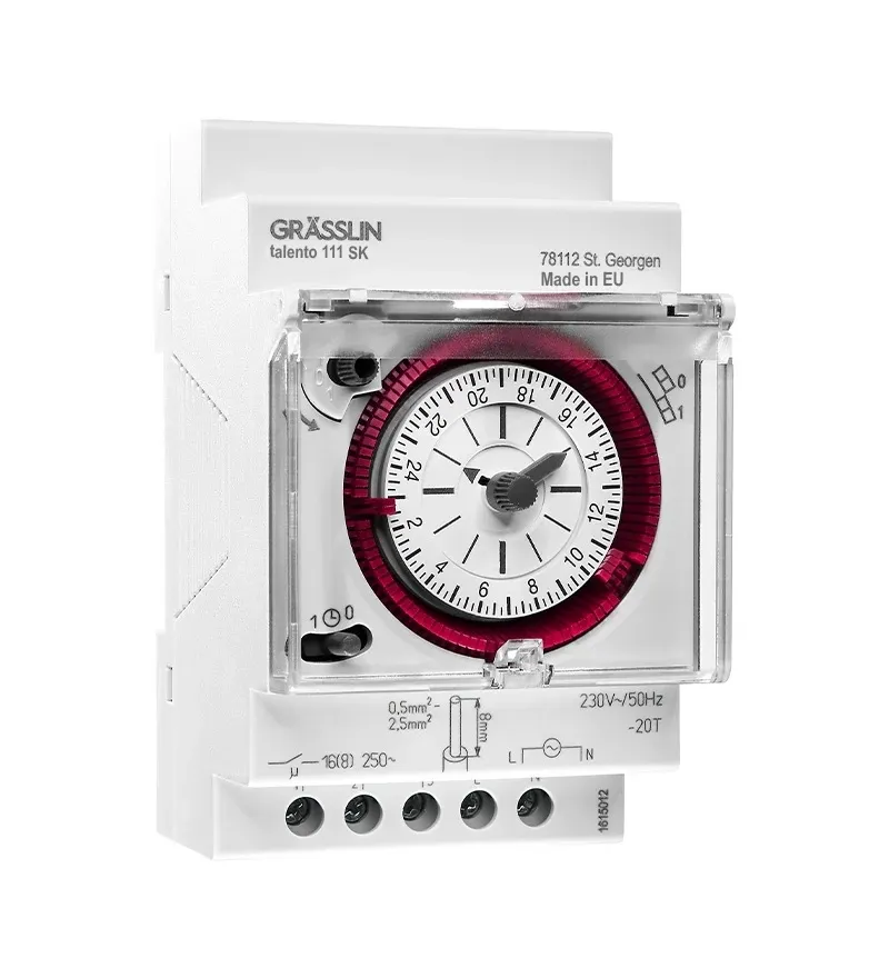 Grasslin talento 111 SK horloge programmable 1 canal rail DIN