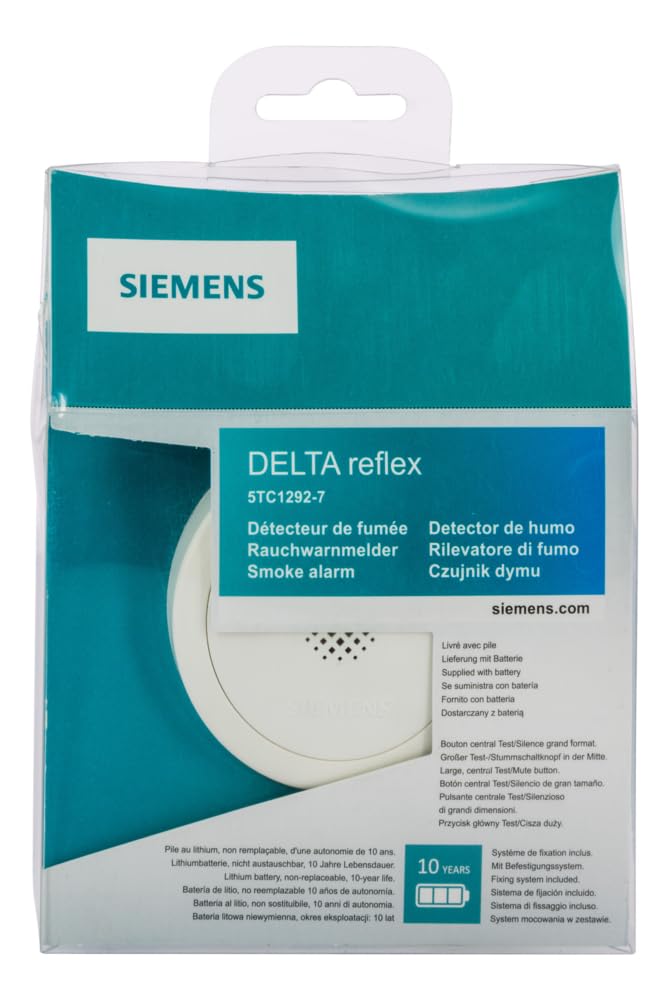 Siemens delta ONE 5TC1292-7 Détecteur fumée NF 10 ans