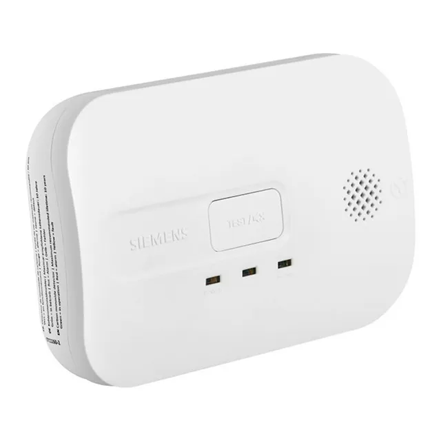 Siemens Delta détecteur fumée NF + monoxyde pack alarme