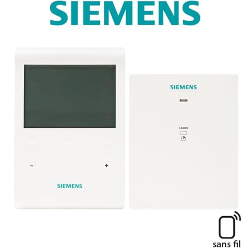 Siemens RDE100.1FPRFS programmateur fil pilote thermostat 3 zones