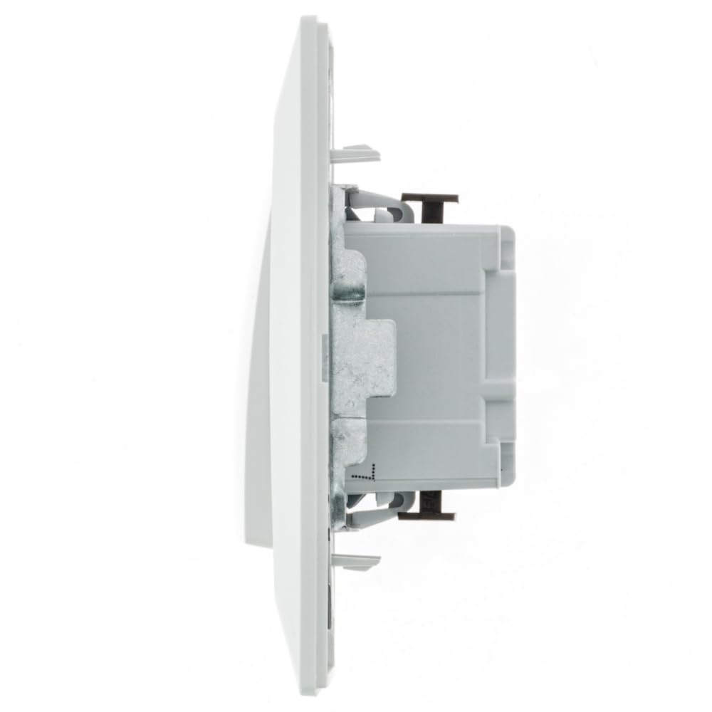 Siemens Delta One bouton poussoir blanc encastré