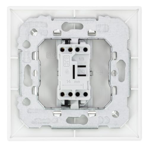 Siemens Delta One bouton poussoir blanc encastré