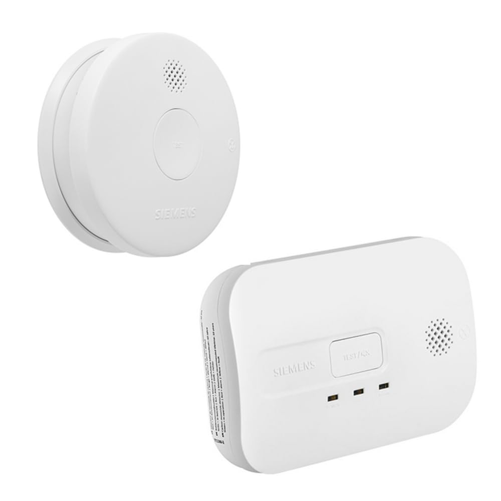 Siemens Delta détecteur fumée NF + monoxyde pack alarme
