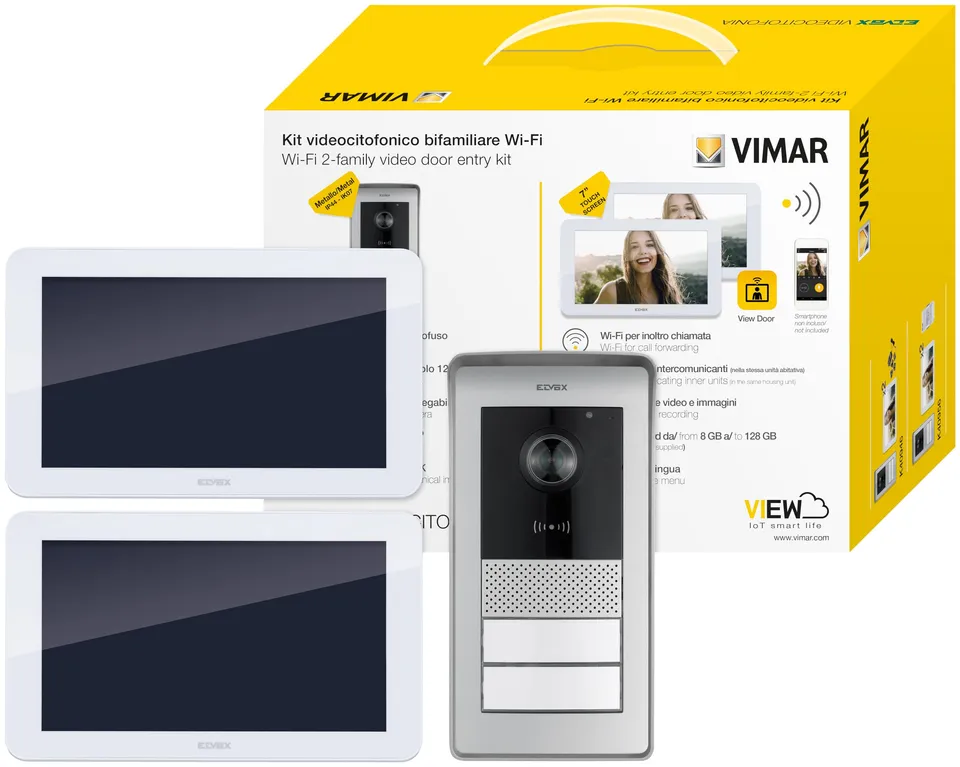 Vimar Composants de base kit portier-vidéo K42946 WiFi 7" 2 logt