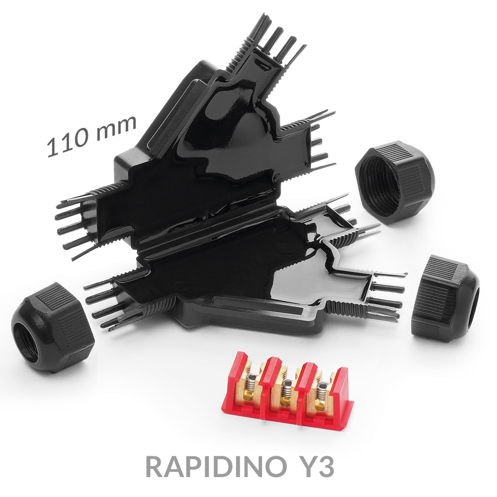 Raytech Mini Rapid Joint IP68 joint gel étanche droite dérivation