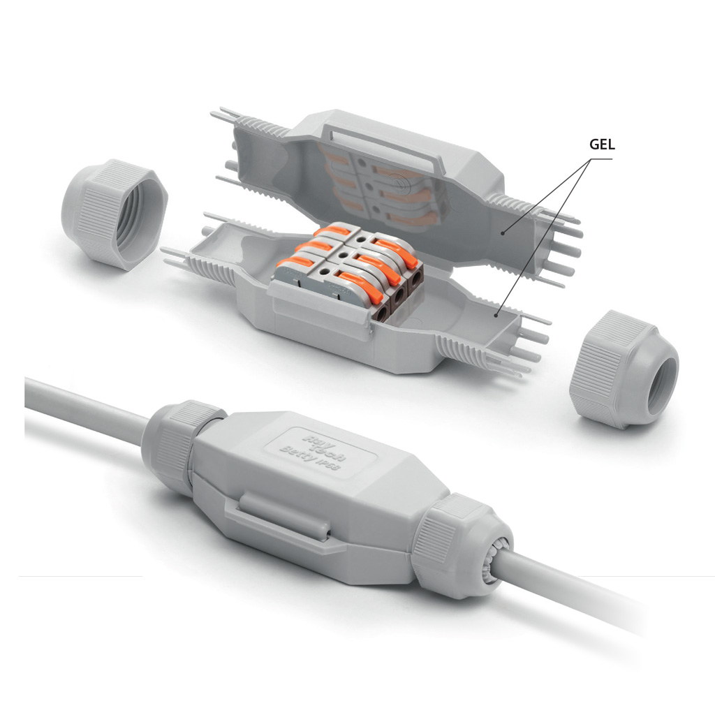 Raytech Joints LITTLE JOINT EASY boîte gel IP68 éclairage jardin
