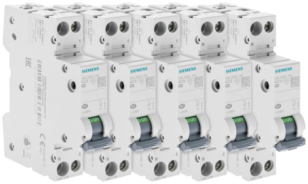 Siemens Sentron disjoncteur Ph+N 2A courbe C 4,5kA