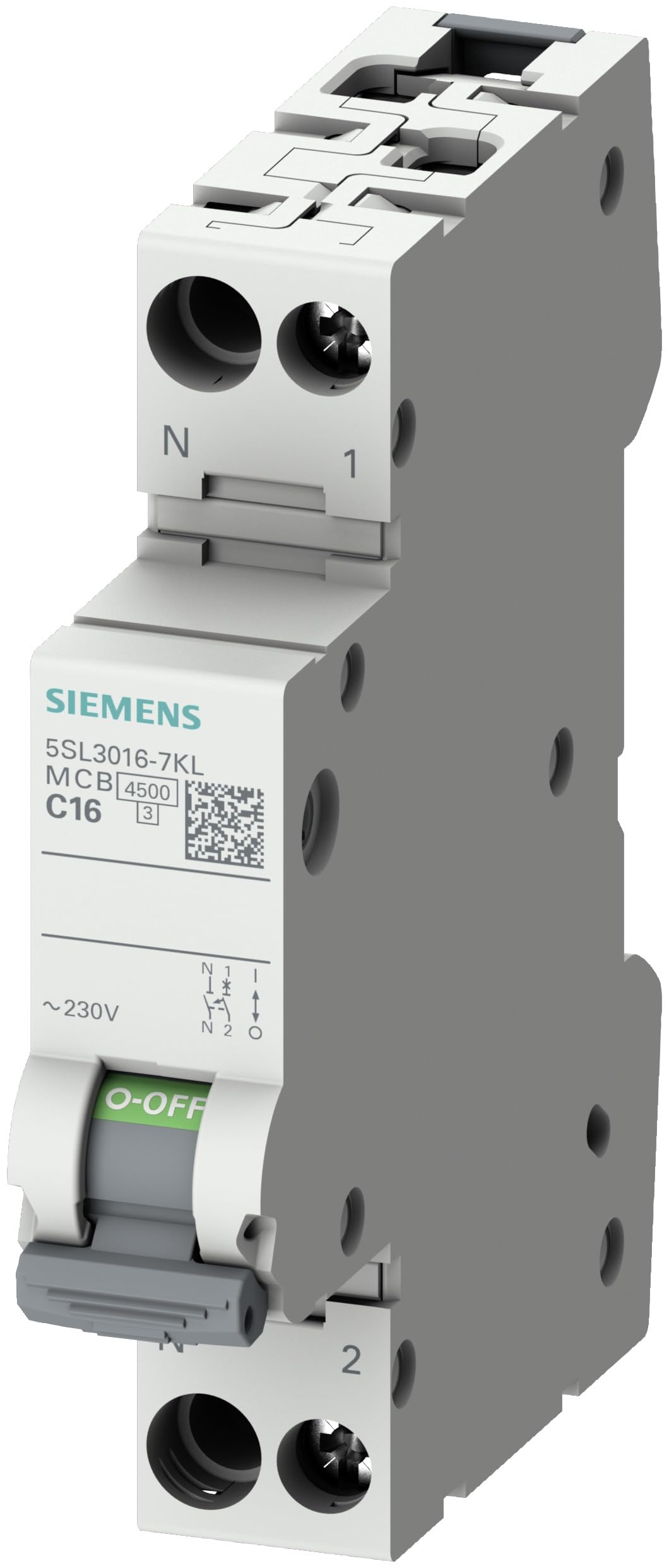 Siemens Sentron disjoncteur 10A Ph+N courbe C 4,5 kA 230V