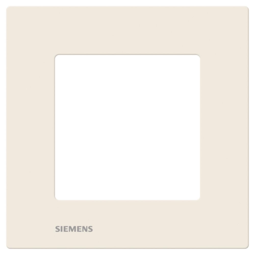 Siemens Delta Viva plaque simple noir 1 poste réversible