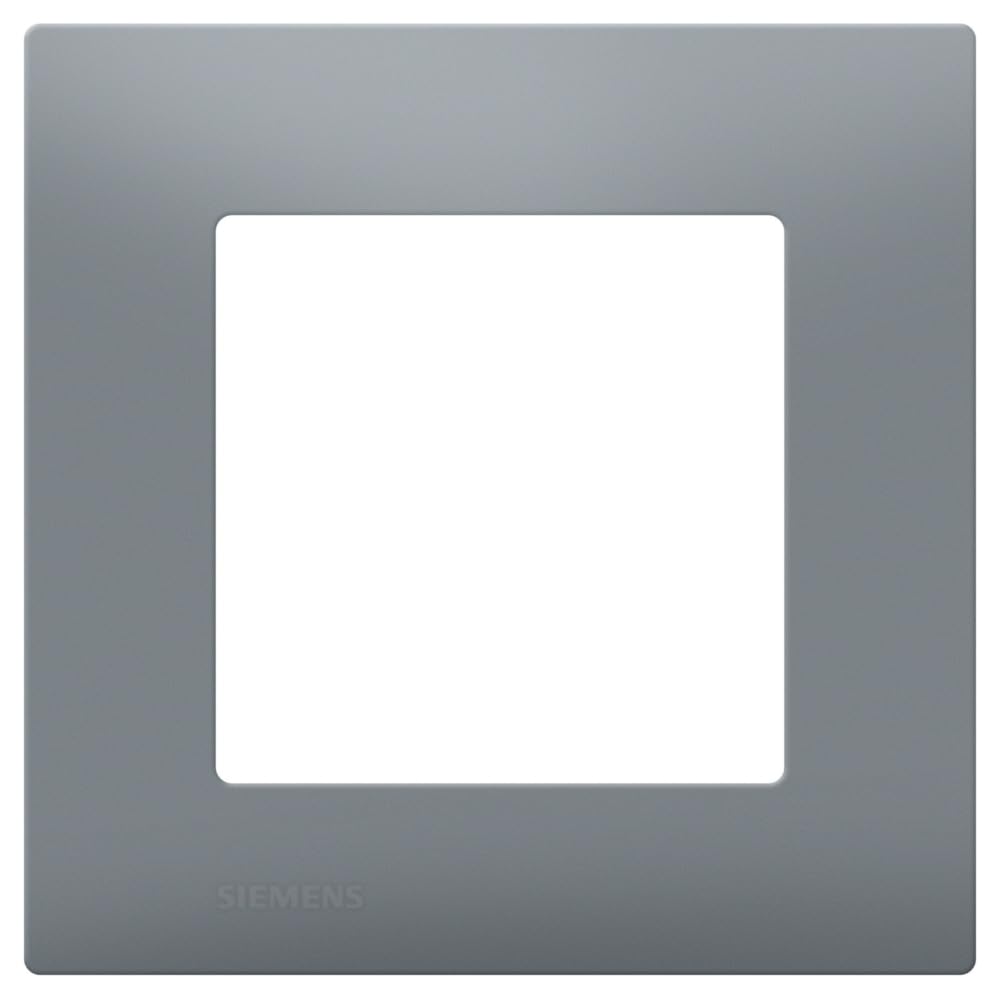 Siemens Delta Viva plaque simple gris