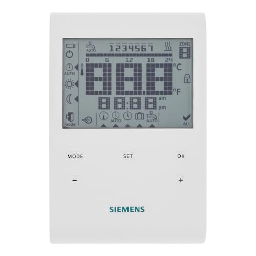Siemens RDE100 thermostat digital tactile 230V