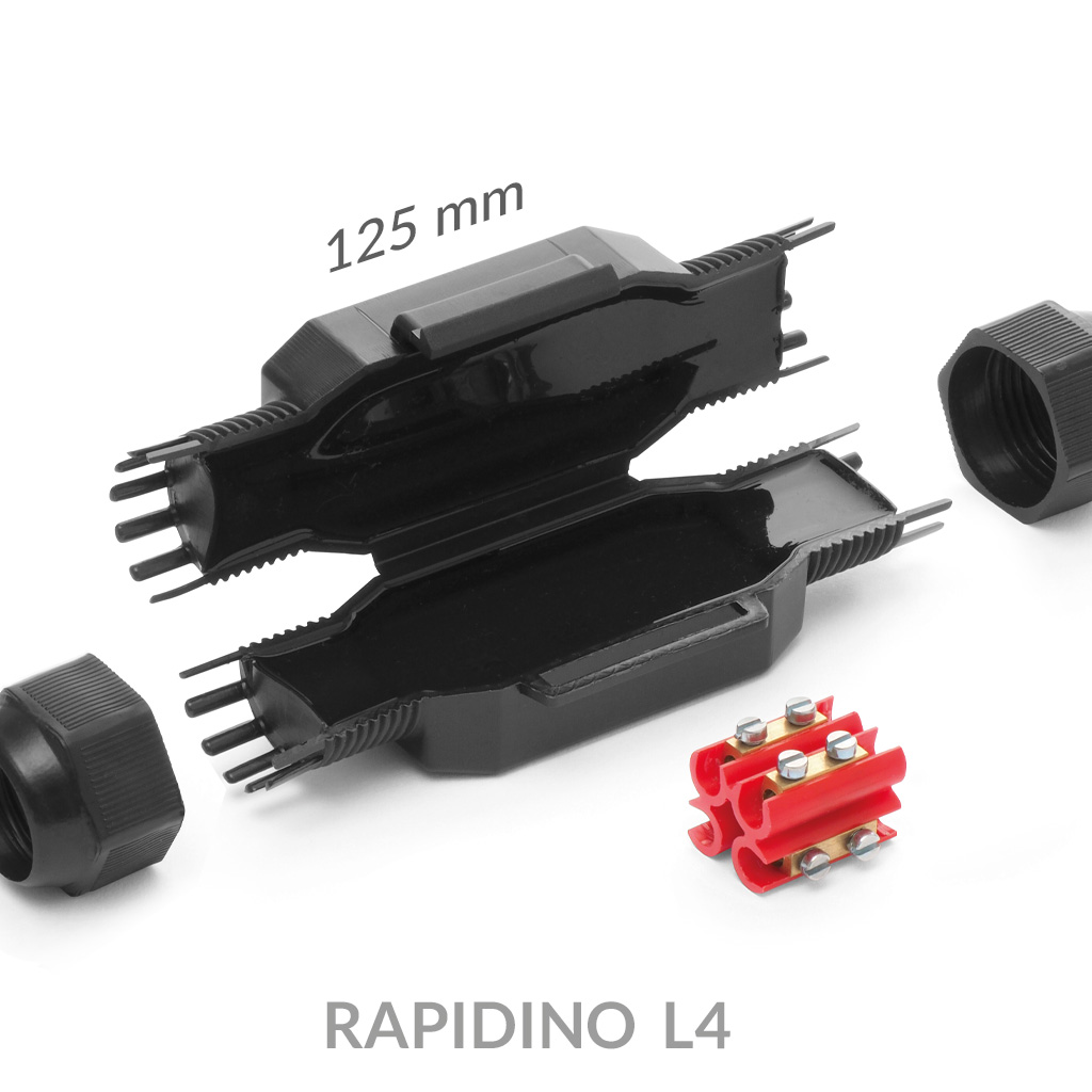 Raytech Mini Rapid Joint IP68 joint gel étanche droite dérivation