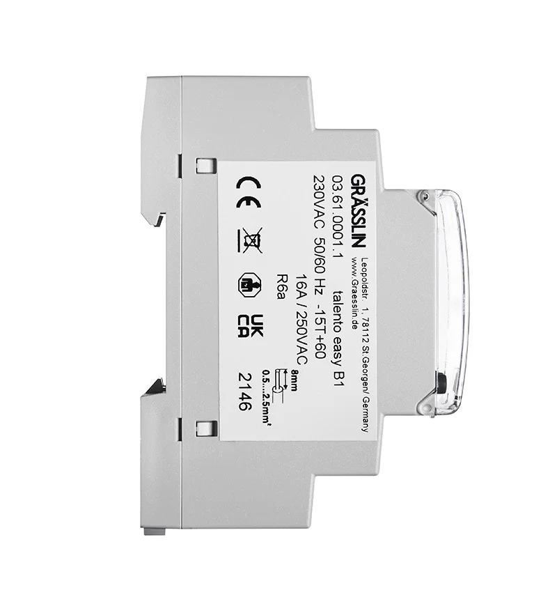 Grasslin talento easy B1 programmateur digital 1 canal rail