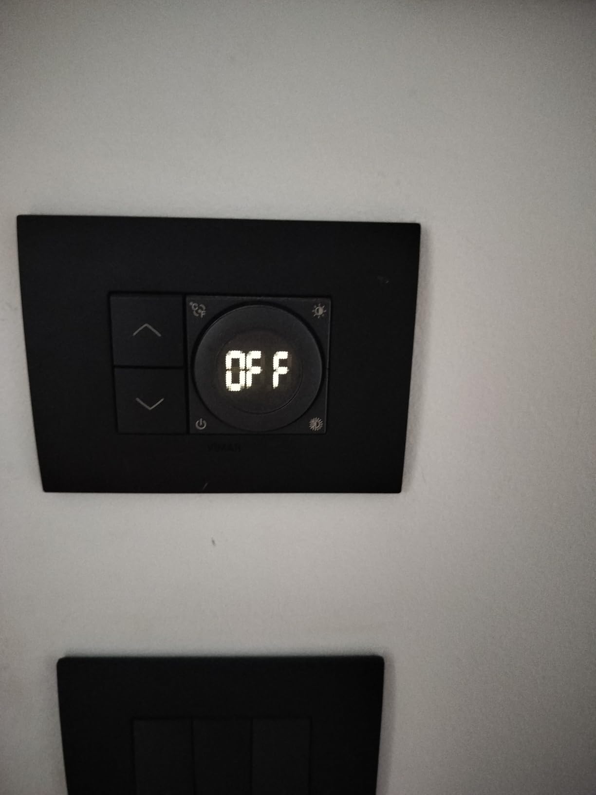 Vimar Composants de base thermostat roulette 02970 2 modules