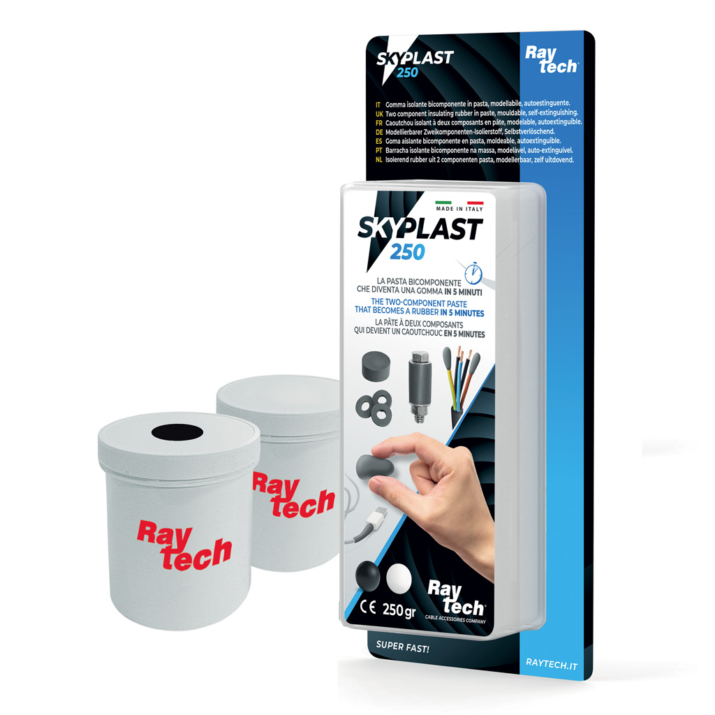 Raytech Fillers Sky Plast pâte isolante bicomposant ignifugée
