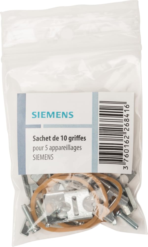 Siemens Delta One griffes fixation sachet 10