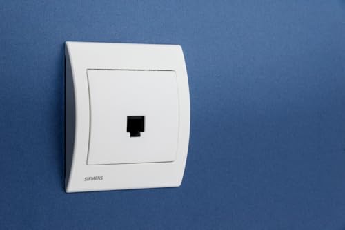 Siemens Delta Iris prise RJ45 blanc encastrée
