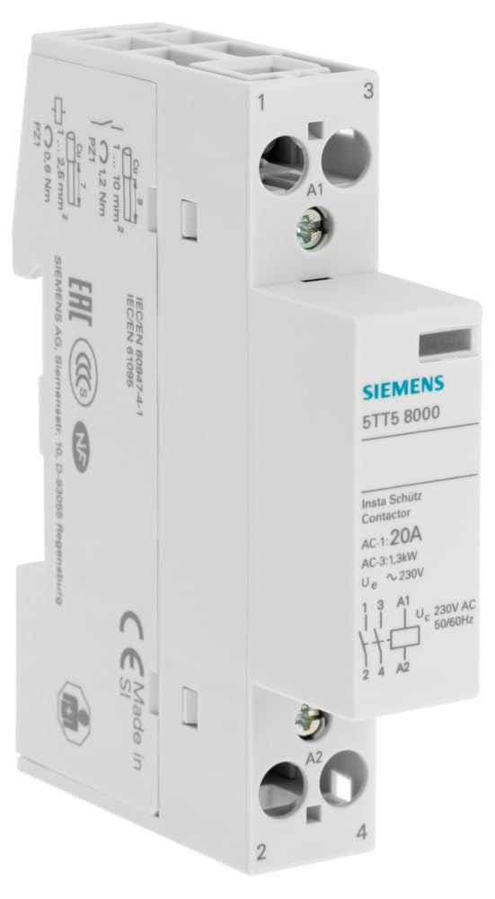 Siemens Sentron contacteur puissance 20A 400V
