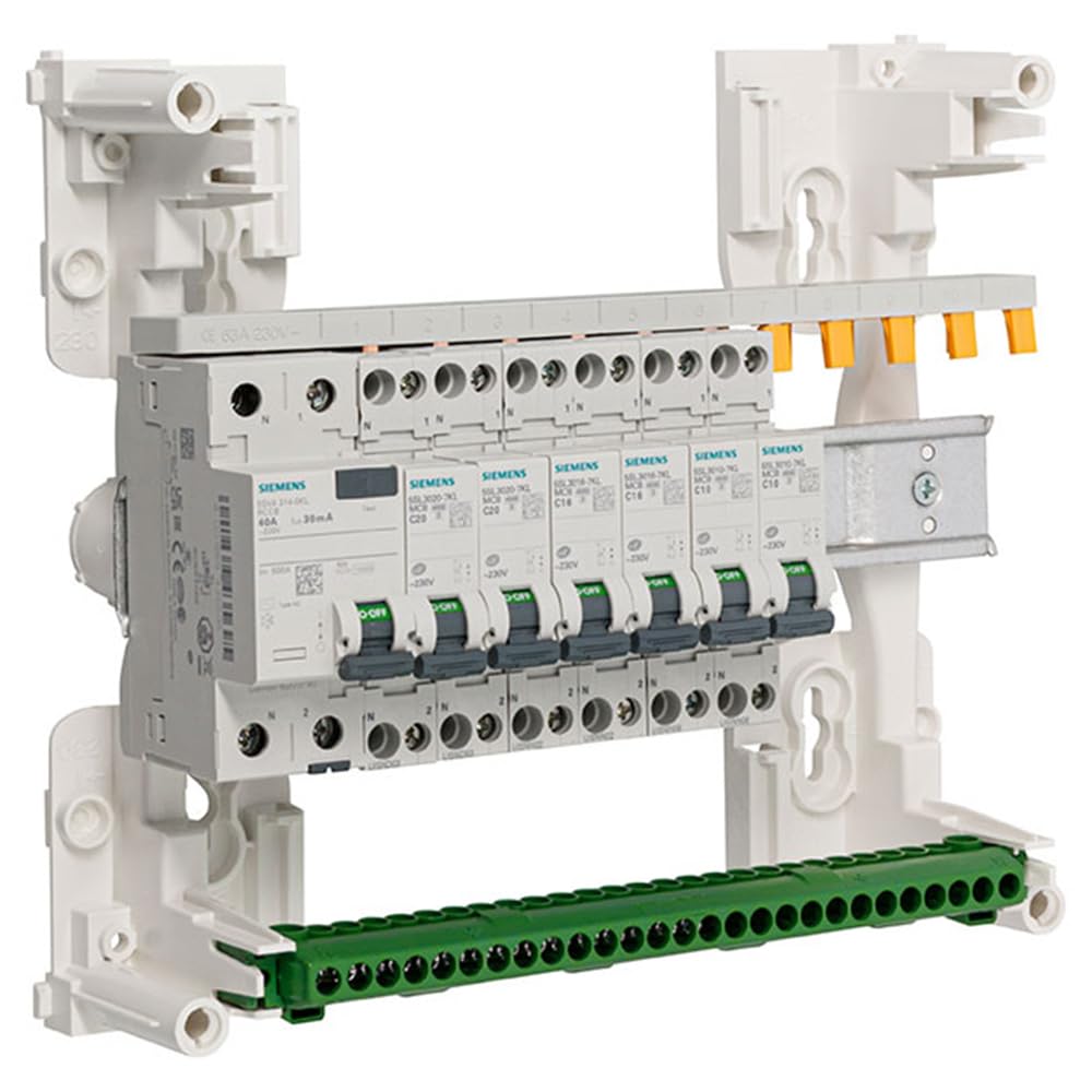 Siemens Tableau pré-équipé 1 rangée 13 modules coffret 40A 30mA