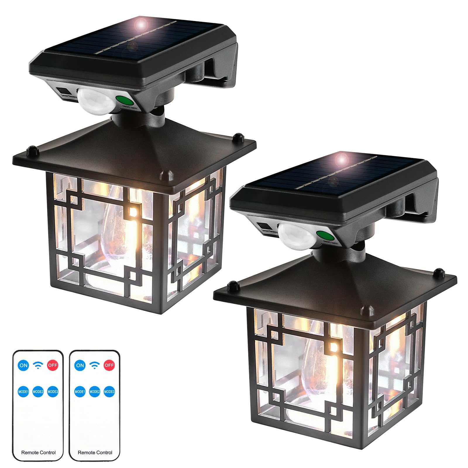 T-Sun Wall Lights Séparable applique solaire détecteur lot de 2