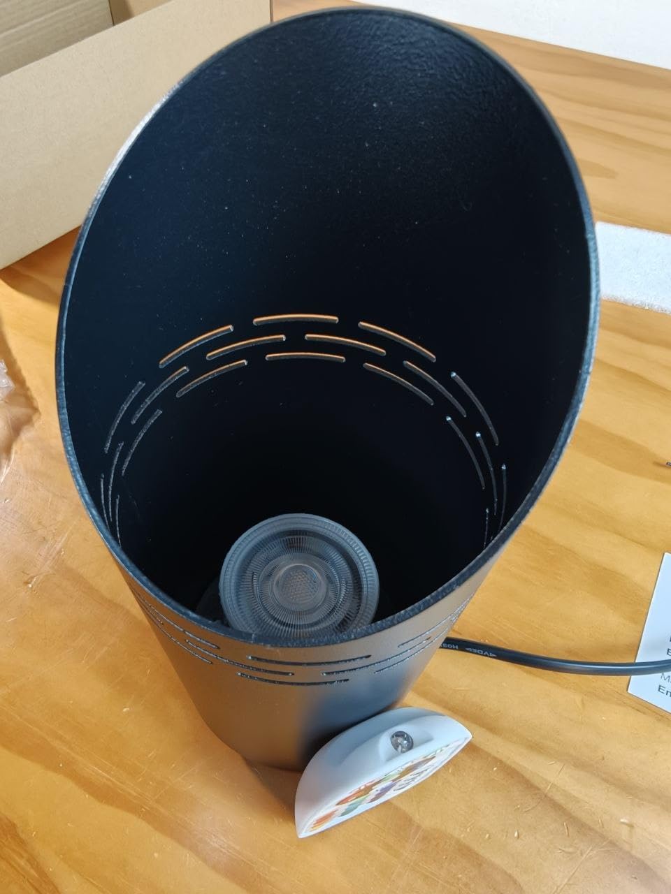 T-Sun Spot LED sol RGB noir 2 pièces GU10 3W