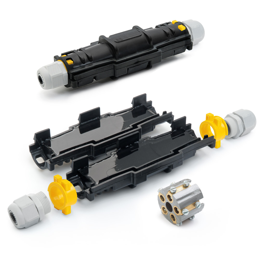 Raytech Rapid Joint IP68 joint gel câble 1 kV 5 pôles
