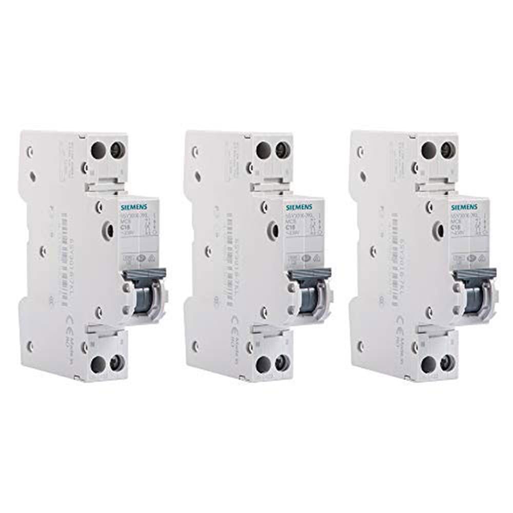 Siemens SENTRON 5SY3010-7KL disjoncteur 10A lot de 3 courbe C