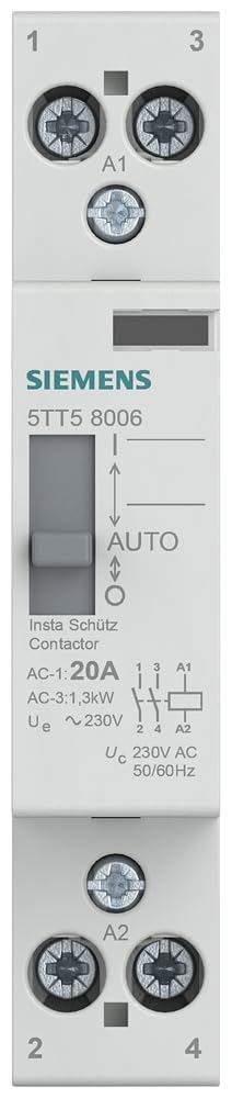 Siemens SENTRON contacteur jour/nuit 2NO 20A 230V
