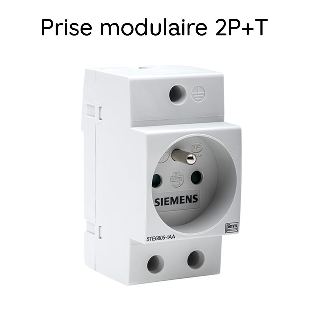 Siemens Sentron prise modulaire 2P+T 16A 2,5 modules tableau