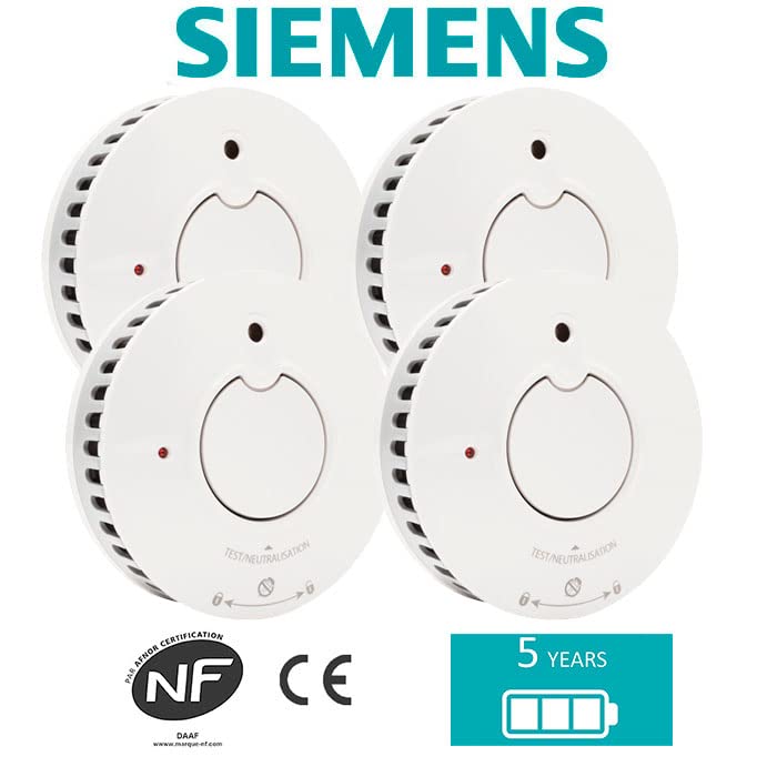 Siemens Delta Reflex détecteur fumée lot de 4 garantie 5 ans