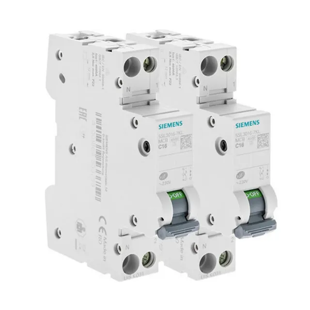 Siemens Sentron lot 2 disjoncteur 16A courbe C