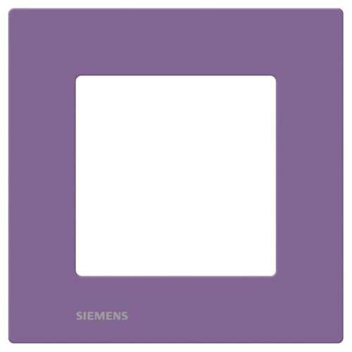 Siemens Delta Viva plaque simple violet interrupteur et prise