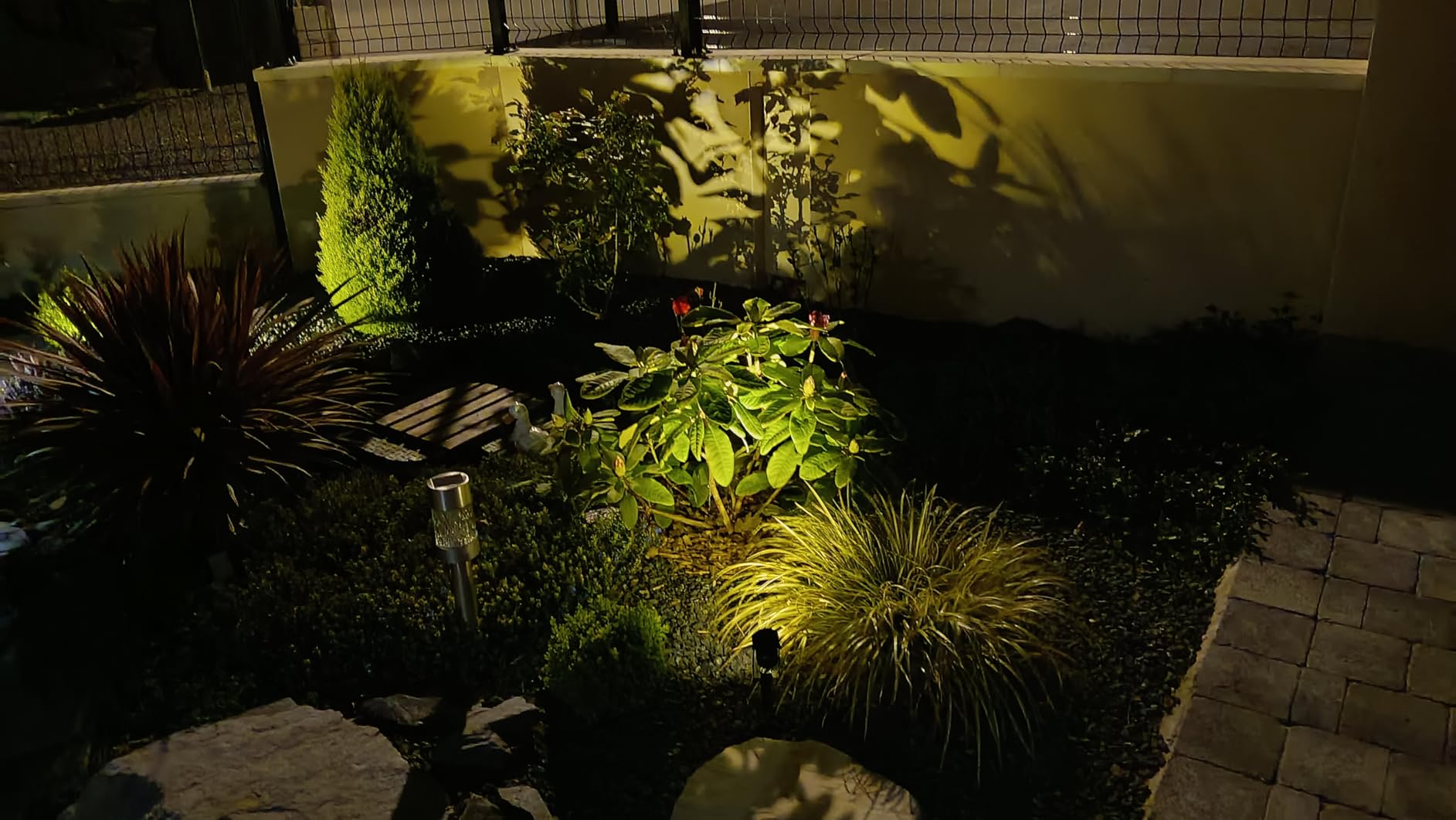 T-Sun Spot Lights 4 spots solaires blanc chaud 3000K IP65