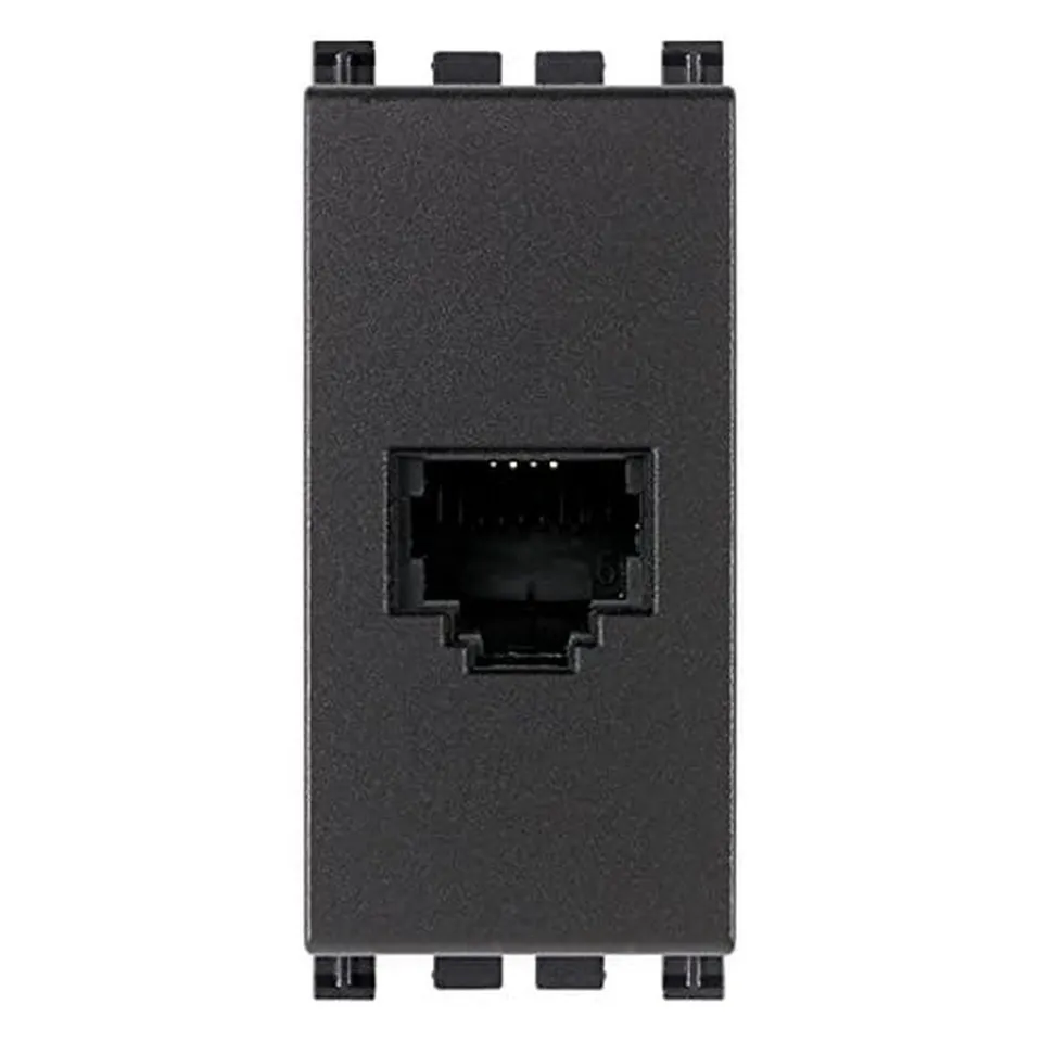Vimar Arké 19320 prise téléphonique RJ11 gris 1 module