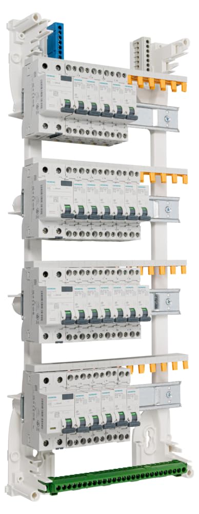 Siemens tableau électrique 4 rangées pré-équipé 63A 22 disjoncteurs