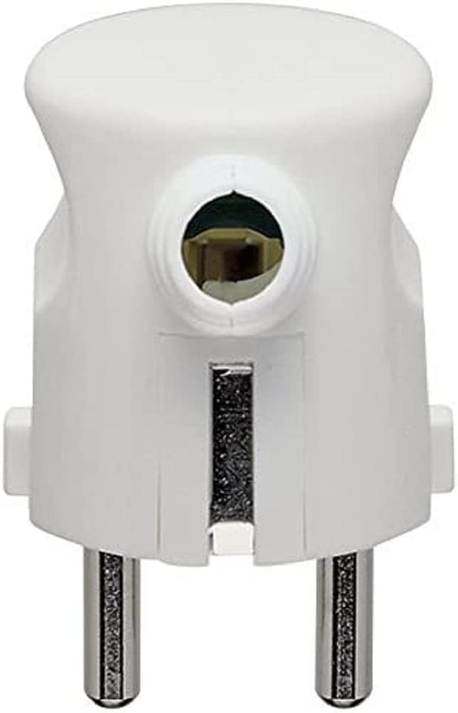 Vimar 00241.B fiche 2P+T 16 A blanc sortie 90°