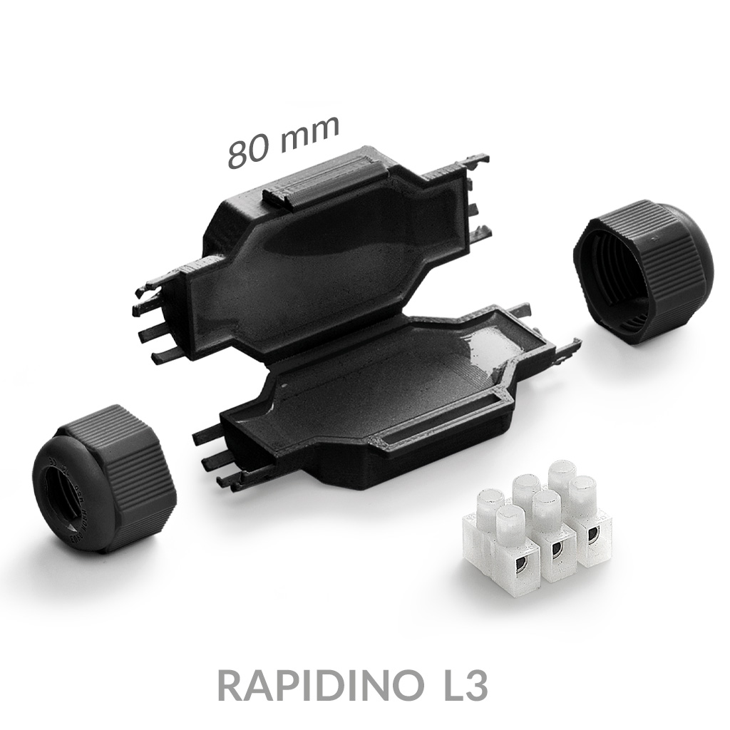 Raytech Mini Rapid Joint IP68 joint gel étanche droite dérivation