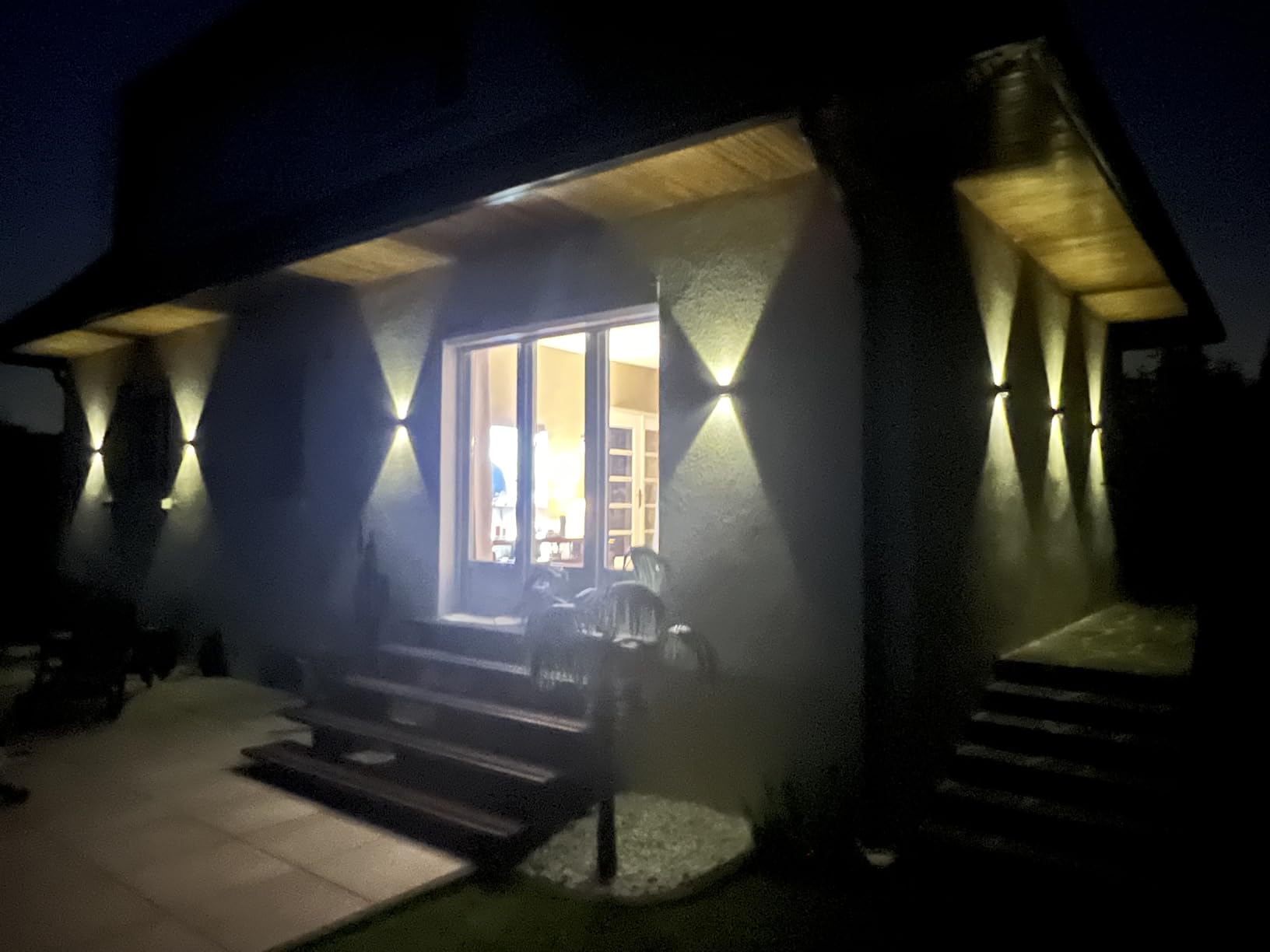 T-Sun Wall Lights Applique Solaire Lot 4 IP65 3000K