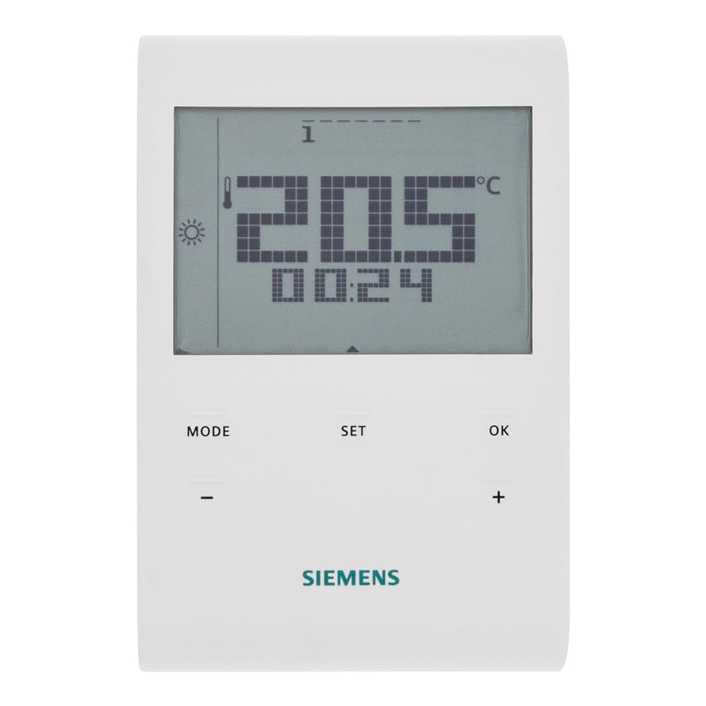 Siemens RDE100 thermostat digital tactile 230V