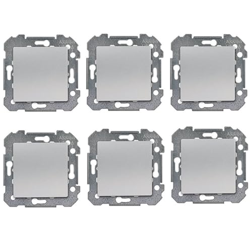 Siemens Delta Viva lot 6 va-et-vient silver interrupteur