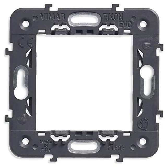 Vimar Eikon Evo 21603 support 2 modules sans vis