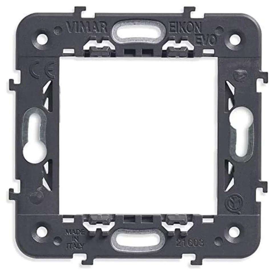 Vimar Eikon Evo 21603 support 2 modules sans vis