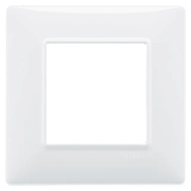 Vimar Plana plaque 2 modules blanc 14642.01 technopolymère