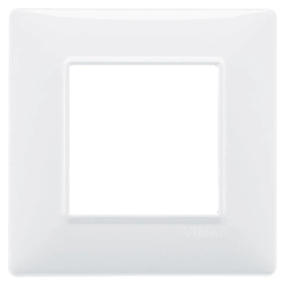 Vimar Plana plaque 2 modules blanc 14642.01 technopolymère