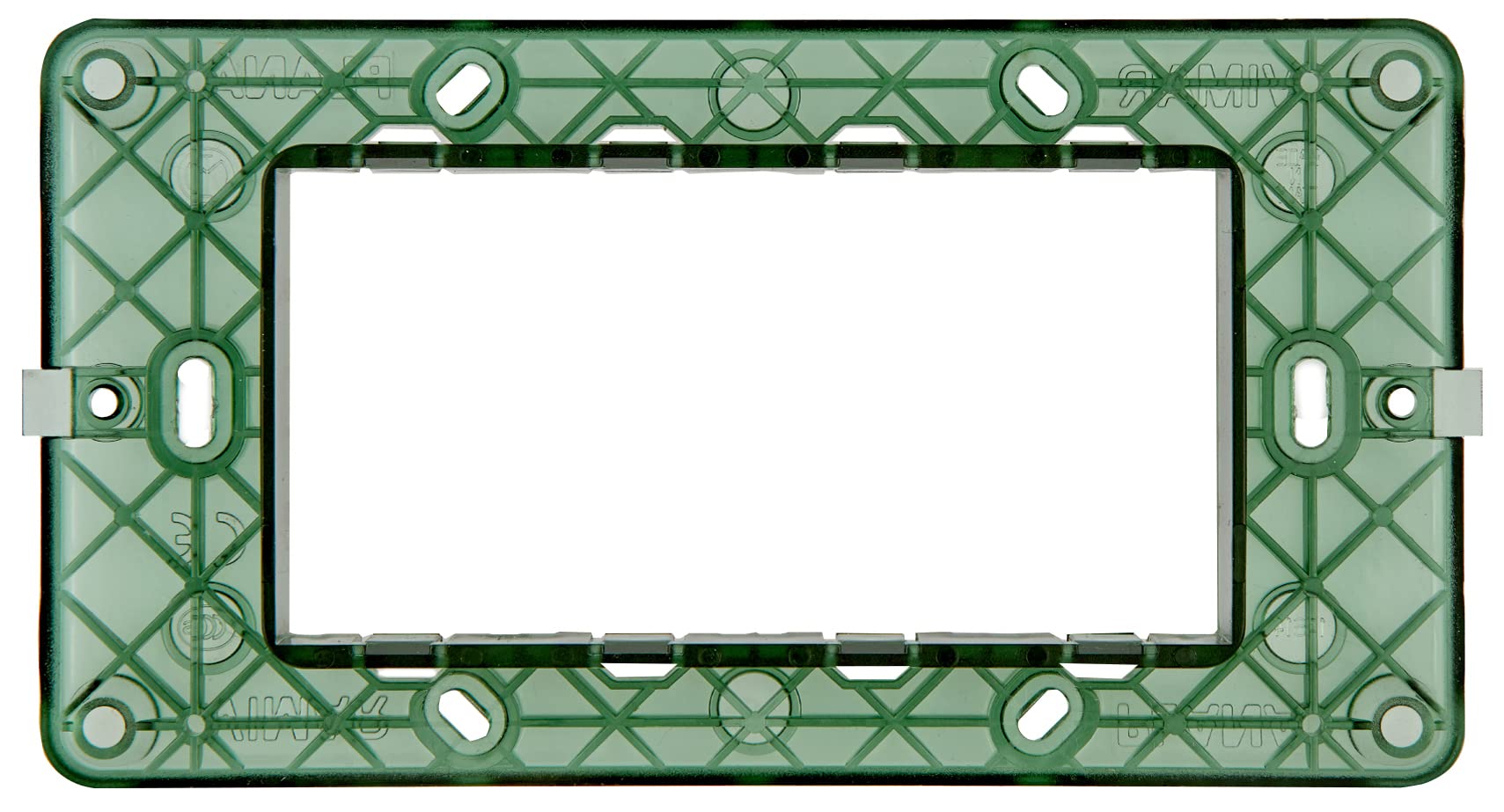 Vimar Plana 14614 support 4 modules avec vis boîtier