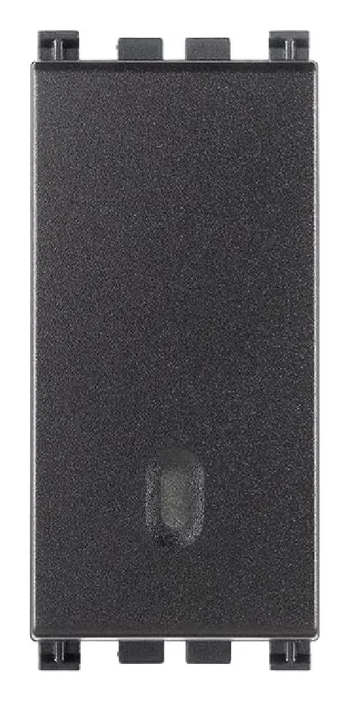 Vimar Arké 19008 poussoir 1P 10A gris 1 module