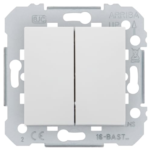Siemens Delta Viva double va-et-vient blanc 2 touches