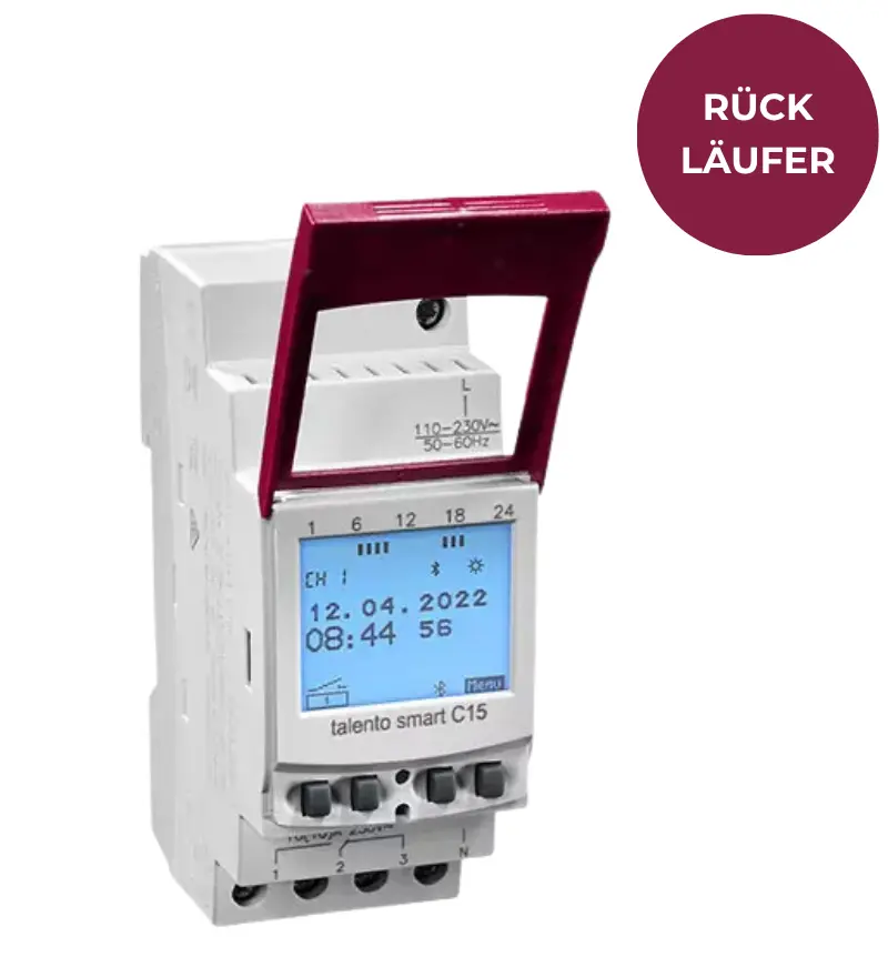 Grasslin talento smart C15 interrupteur horaire connecté rail DIN