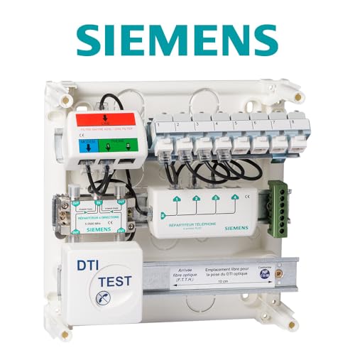 Siemens Coffrets communication grade 1 coffret 8xRJ45